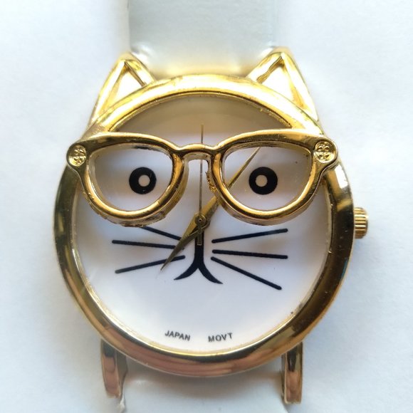 Cat with Glasses watch - Picture 1 of 6